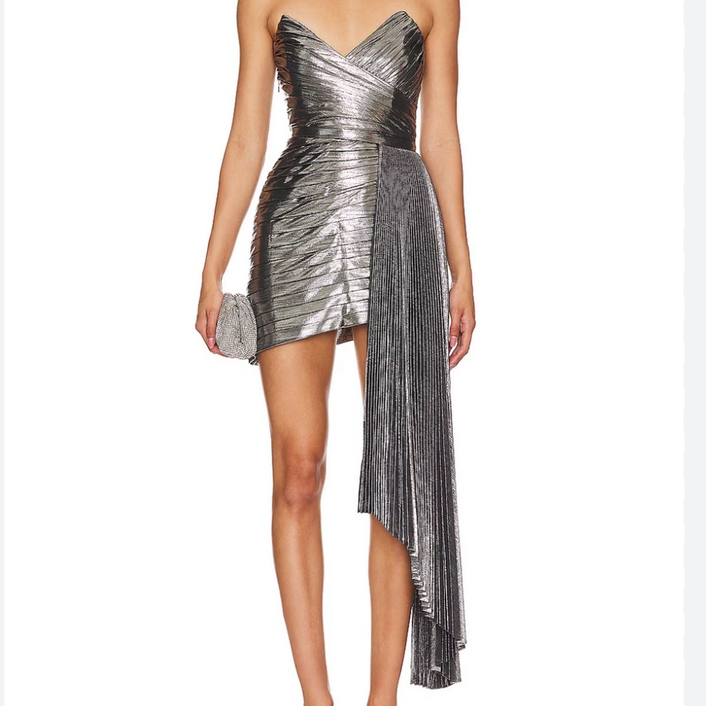 Retrofete Silver Kenzie Dress XS